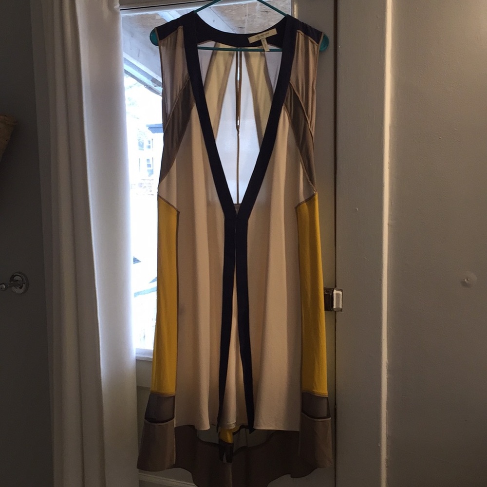 BCBG Maxazria runway sheer dress/duster